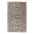 Vintage Turkish Medallion Oushak Rug in Blue, Mocha, and Taupe Measures 3'5"x5'8" For Sale