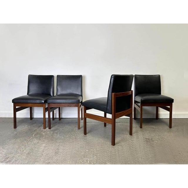 Mid-Century Solid Teak Dining Chairs by Peter Hayward for Vanson, 1960s, Set of 4 For Sale - Image 13 of 13