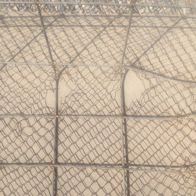 Vintage Industrial Oversized Basket For Sale In Los Angeles - Image 6 of 6