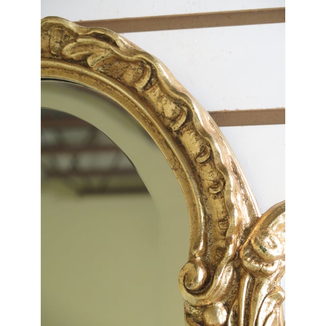 Friedman Brothers 6086 Gold Framed Beveled Mirror Chairish