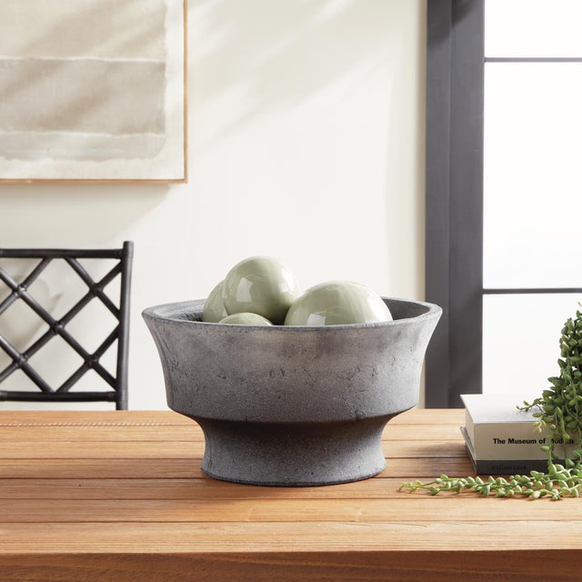 Kenneth Ludwig Chicago Cedric Decorative Footed Bowl For Sale - Image 4 of 8