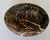 Stylish Revelation Modern Michelangelo Marble Swaddle Bowl, black brown ad white marble, showroom floor sample