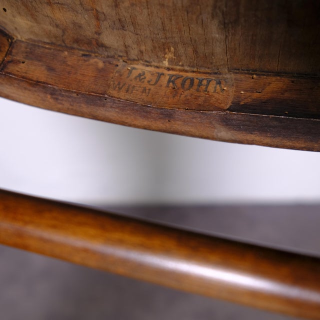Antique Chair in Bent Beech Wood from Jacob & Josef Kohn, 1890s For Sale - Image 17 of 18