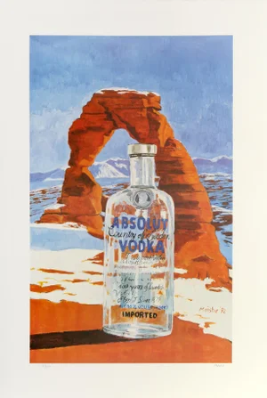 Absolut Statehood: Utah, Moishe Smith Lithograph