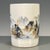 Famille Rose Crackle Glaze Porcelain Brush Pot With Landscape Scene For Sale In Los Angeles - Image 6 of 9