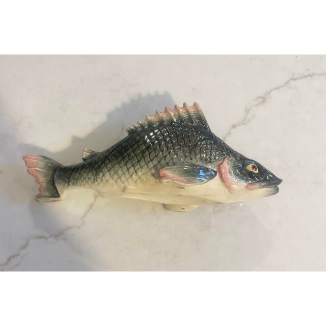 French Majolica Fish Jardiniere Fives Lille For Sale In New York - Image 6 of 9
