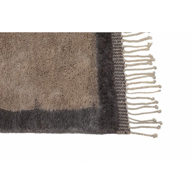 Early 21st Century Hand-Knotted Wool Rug by Azele Studio For Sale - Image 5 of 9