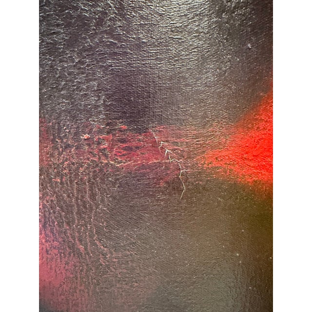 Monumental Mid-Century Modern Abstract Painting "Gran Signo Mágico" by Alvaro Herrán, 1971 For Sale In West Palm - Image 6 of 8