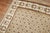 Vintage Zabihi Collection Geometric Brown White Turkish Kilim - 6'8" x 8'11" For Sale In New York - Image 6 of 11