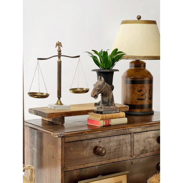 Mid Century Scale of Justice For Sale In Atlanta - Image 6 of 7