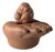 Ricardo Mesa, Nude Happy Chubby Girl on Hand, 1980s, Terracotta For Sale