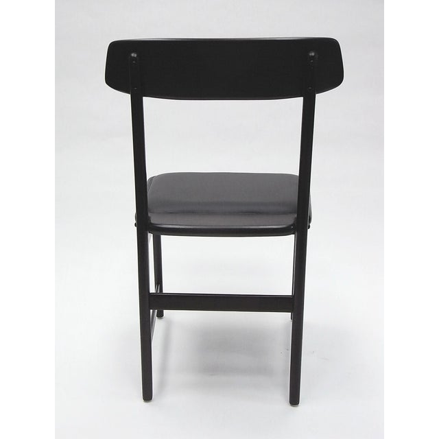 Lucio CD07 Dining Chairs in Cherry and Leather by Sergio Rodrigues for Linbrazil, 2010, Set of 5 For Sale - Image 14 of 18