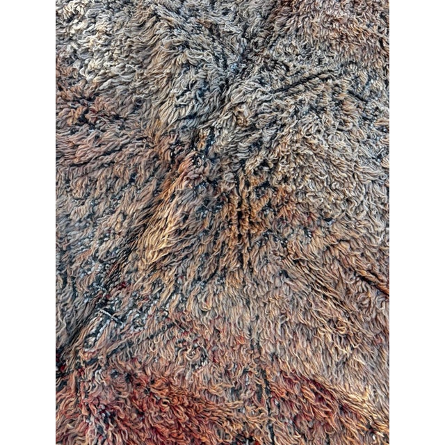 1980s 1980s Moroccan Boujad Berber Wool Rug For Sale - Image 5 of 9