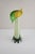 1970s Green and Yellow Murano Glass Vase, 1970s For Sale - Image 5 of 12