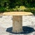 Late 20th Century Vintage Italian Octagon Stone Center Table For Sale - Image 4 of 8