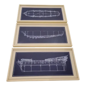 Boat Triptych by Natural Curiosities - Wall Art Prints