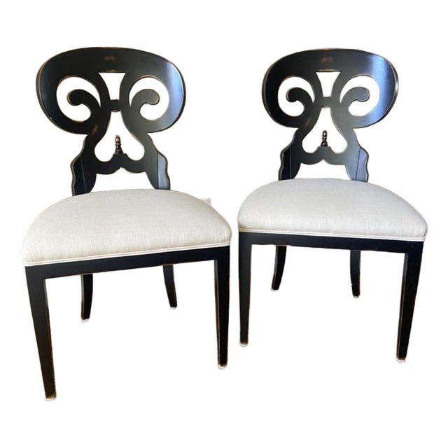 Pair of Vanguard Biedermeier Side Chairs For Sale