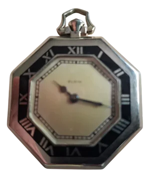 Vintage Art Deco Elgin Pocket Watch, 1933