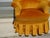 Antique Toadstool Armchair in Silky Yellow Velvet, 1950s For Sale - Image 18 of 18