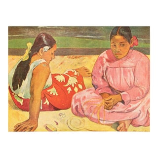 1949 After Paul Gauguin "Tahitian Women on the Beach", First Edition Offset Lithograph For Sale