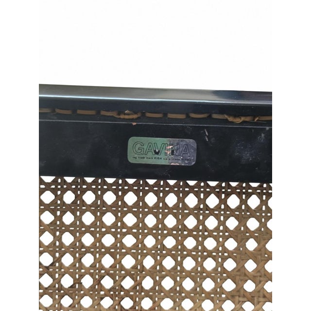 Black Cesca Chairs by Marcel Breuer for Gavina, Italy, 1970s, Set of 6 For Sale - Image 8 of 9