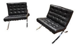 Example of Mies Van der Rohe Chair and Ottoman Sets