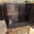 Vintage Chinoiserie Black Lacquer Floral and Bird Cabinet For Sale - Image 9 of 10