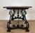 Spanish Baroque Style Side Table with Floral Marquetry Top and Ebonized Base, 1930 For Sale - Image 6 of 15