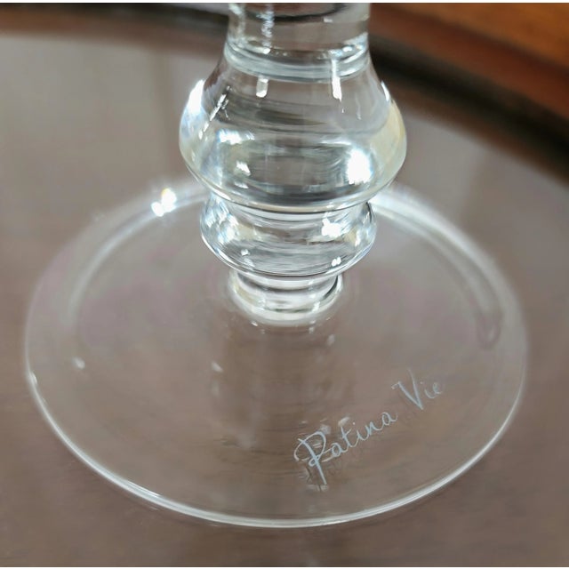 London Secrets Wine Goblets by Patina Vie- a Pair For Sale In West Palm - Image 6 of 6