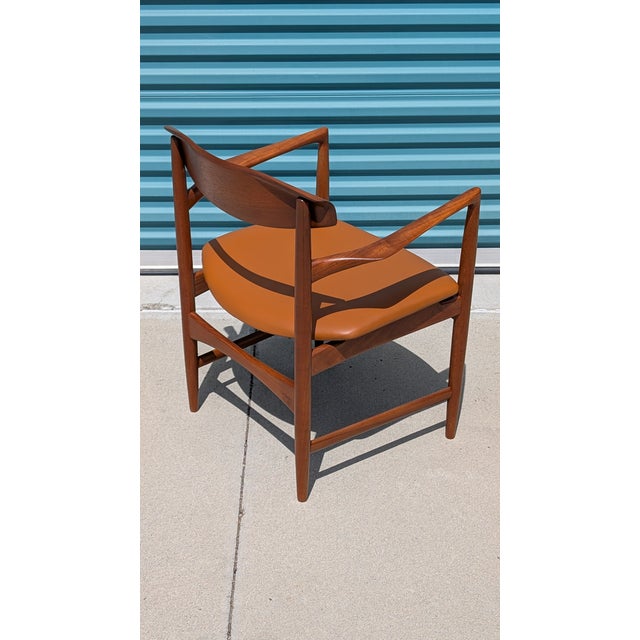 Danish Mid Century Modern Teak Chair by Ib Kofod-Larsen Armchair for Selig, C1960s For Sale - Image 15 of 17