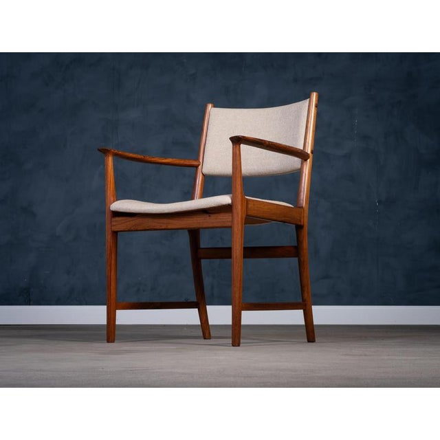 Rosewood Armchairs attributed to Kai Lyngfelt Larsen for Søren Willadsen, 1960s, Set of 2 For Sale - Image 6 of 9