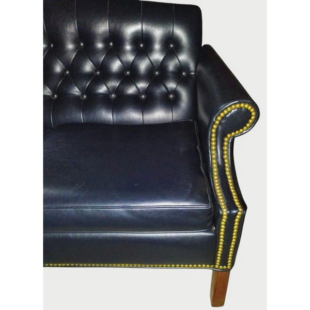 Boling Chair Company 1984 Chesterfield Settee by the Boling Furniture Company For Sale - Image 4 of 9