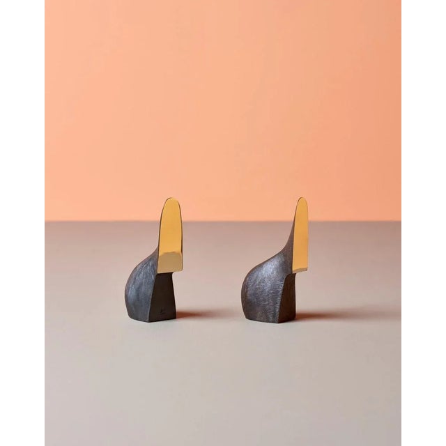 Nr. 3652 Bookends by Carl Auböck, Set of 2 For Sale - Image 6 of 7