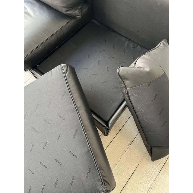 Modular Leather Sofa Landeau by Mario Bellini for Cassina, 1990s For Sale - Image 12 of 14