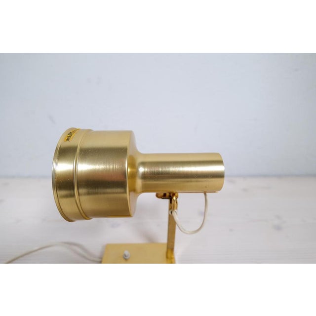 Candela Wall Lights in Brass by Per Sundstedt, Sweden, 1972, Set of 3 For Sale - Image 9 of 18