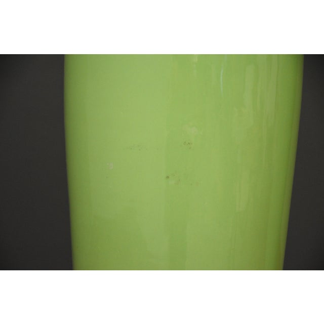 Mid-Century Modern 1960s Mid Century Green Table Lamps - A Pair For Sale - Image 3 of 4