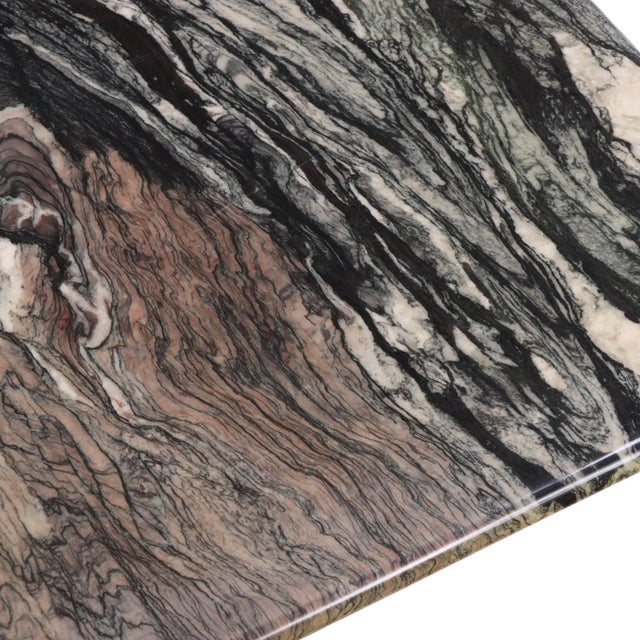 Stone Set of Two Nesting Italian Marble Coffee or End Tables, C. 1950. For Sale - Image 7 of 7