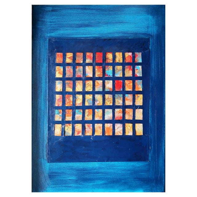 Anna Maria Caboni, Life Behind the Cage, Acrylic, 2022 For Sale