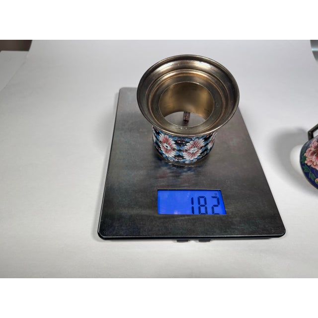 Mid-20th Century 916 Silver Cups - A Pair For Sale - Image 11 of 11