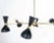 Vintage Black and Brass Pendant Light, 1980s For Sale - Image 3 of 6