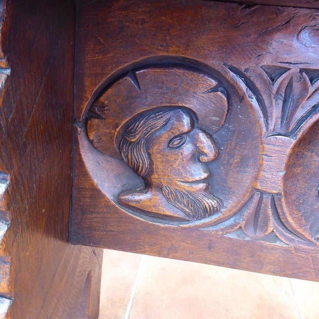 Antique Victorian English Country Elm Stool, 1890 For Sale - Image 15 of 18