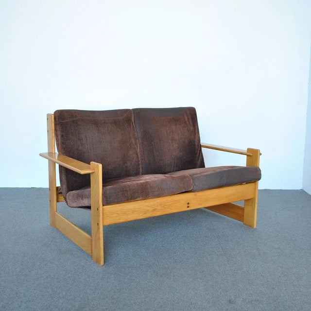 Mid-Century Modern Two Seater Sofa by Tobia & Afra Scarpa for Molteni For Sale - Image 3 of 8