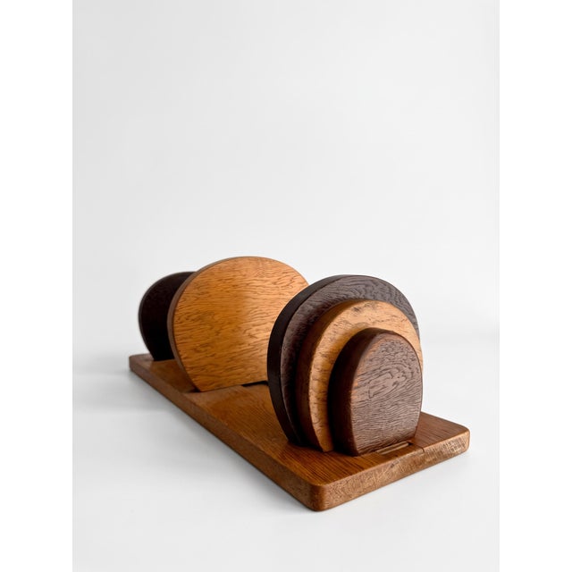1930s Vintage French Art Deco Wooden Bookend, 1930s For Sale - Image 5 of 9