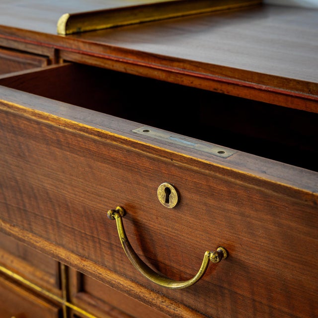 Brown Wide chest of drawers, Italy 1960s For Sale - Image 8 of 18