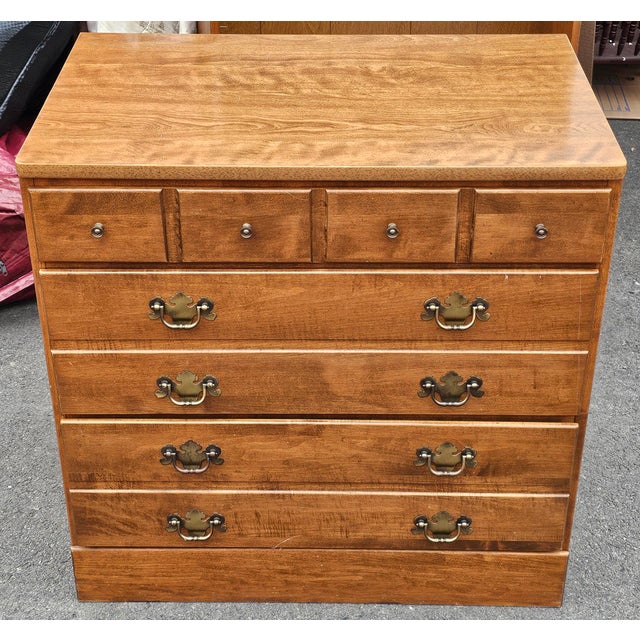 Pair Ethan Allen Chest of Drawers and Cabinet With Optional Hutch For Sale In Washington DC - Image 6 of 16