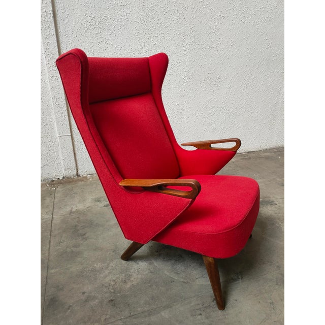 Mid-Century Modern Lounge Chair by Tela Chresten for Fidahl, Denmark, 1980 For Sale - Image 4 of 6