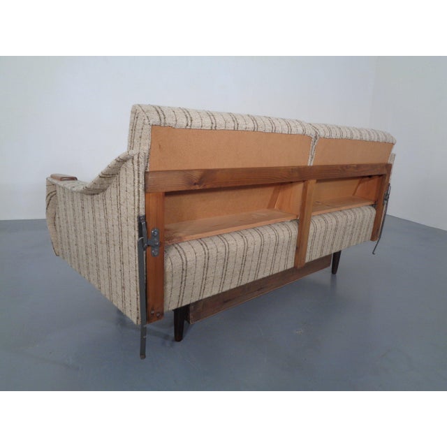 Teak and Wool Daybed, Sweden, 1950s For Sale - Image 13 of 18
