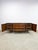 Rare United Furniture MCM Long Dresser Intricate Wood Pulls Vintage Lowboy For Sale - Image 10 of 17