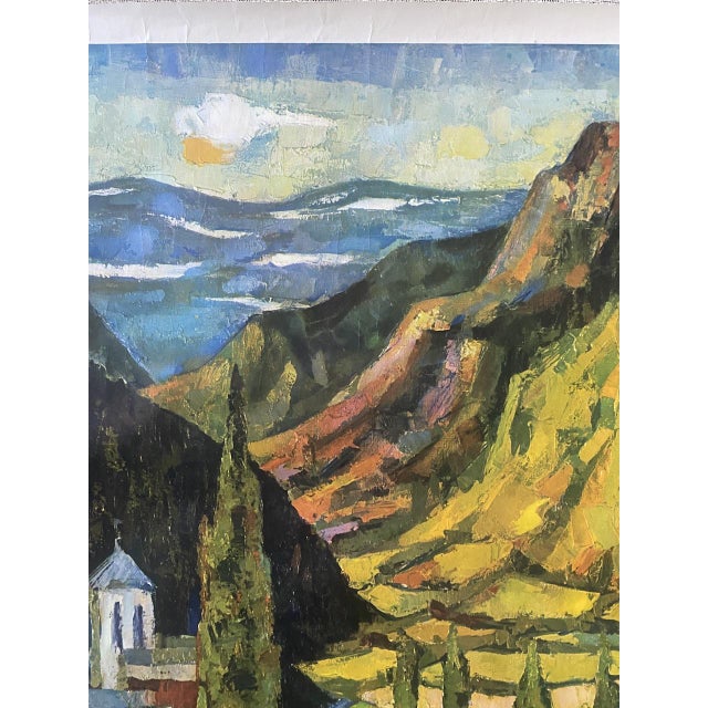 Pyrenees Poster from Gerard Calbet, 1950s For Sale - Image 6 of 15