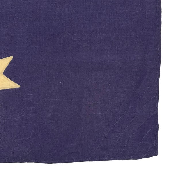 Vintage Wool Hand-Painted Flag of Australia For Sale - Image 4 of 5